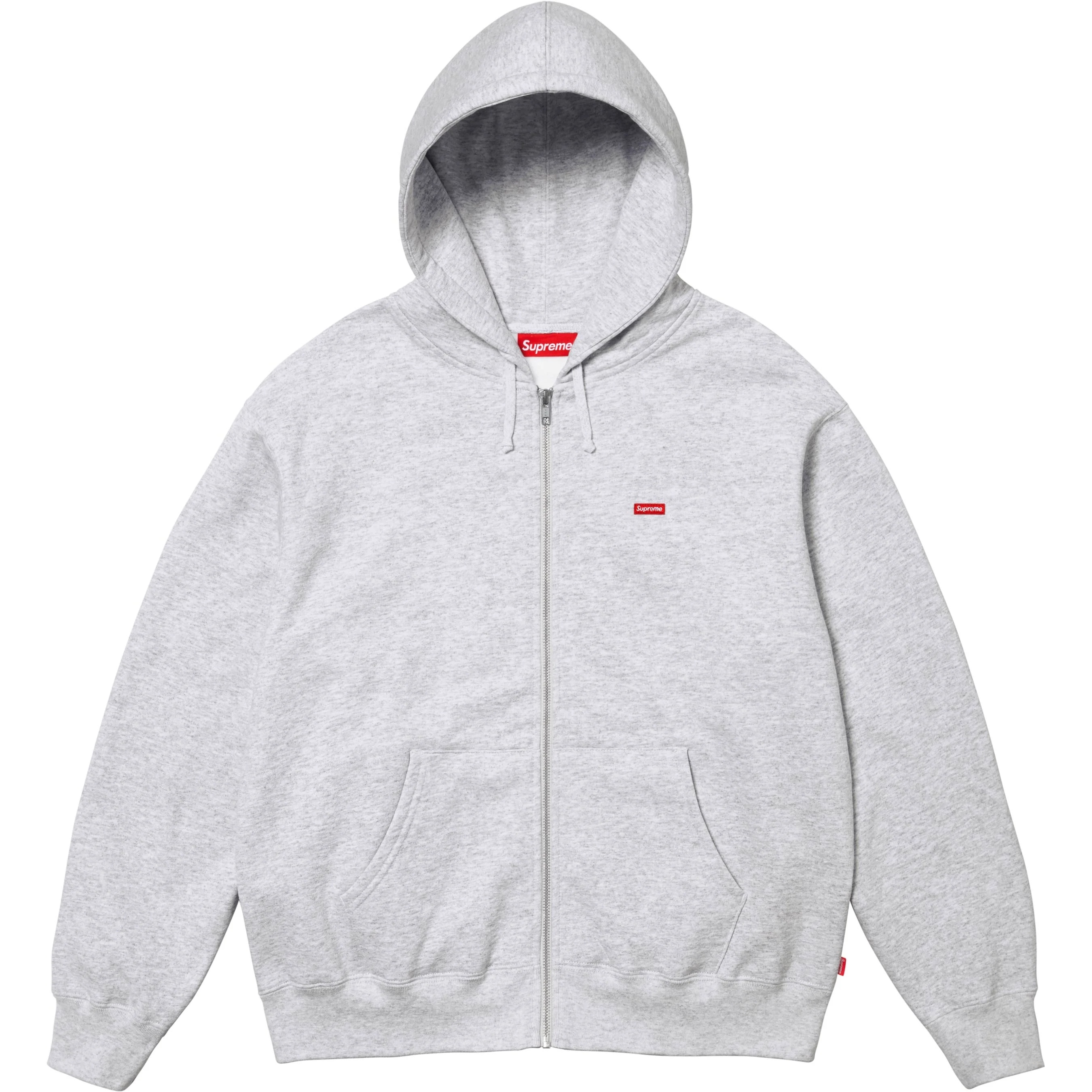 Small Box Zip Up Hooded Sweatshirt view 14